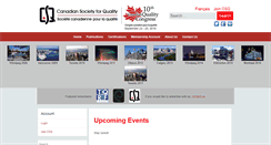 Desktop Screenshot of canadiansocietyforquality.com